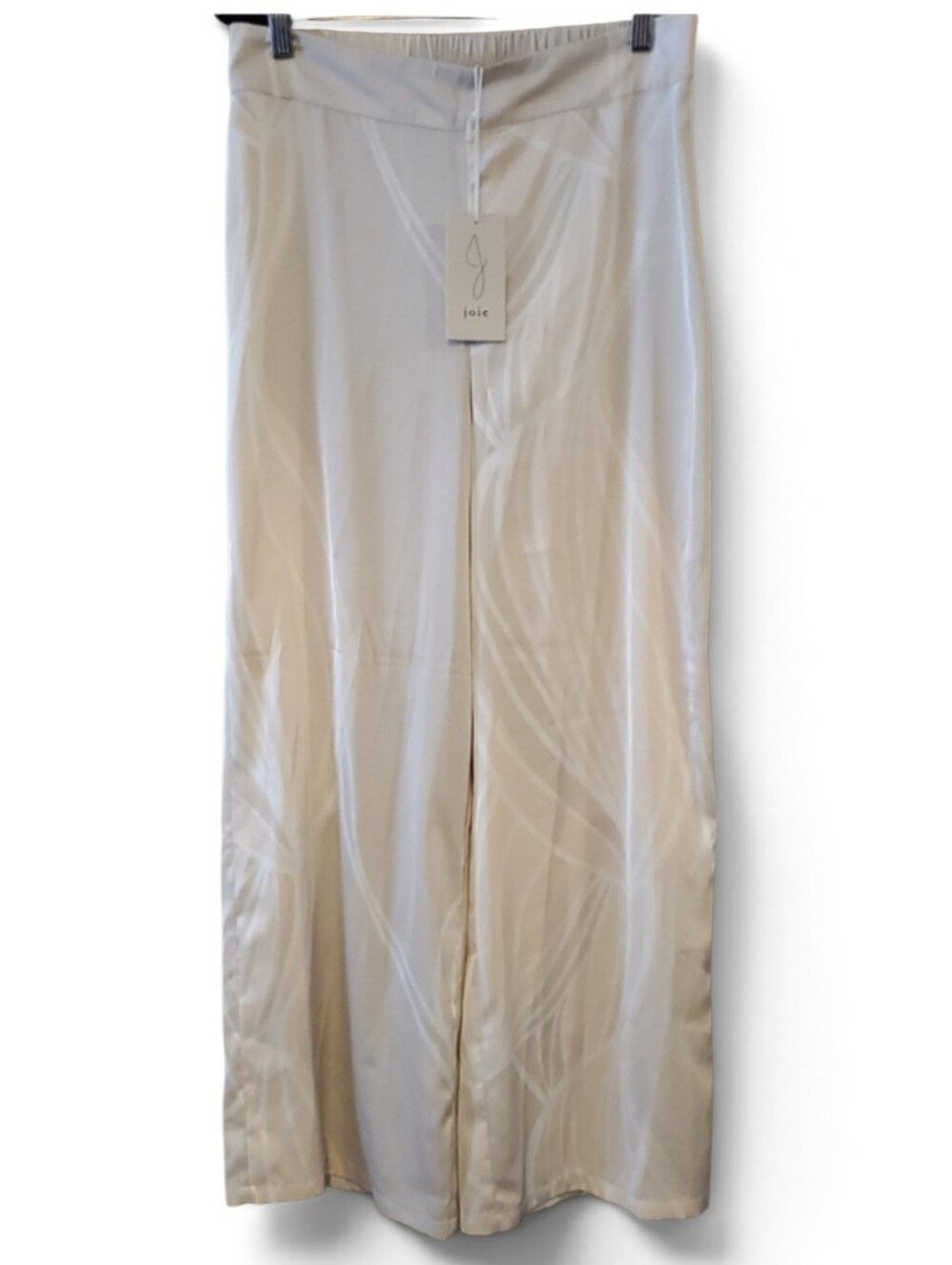 Joie Floral Petal Print Wide Leg Satin Flowy Airy Palazzo Pants Size M NWT'